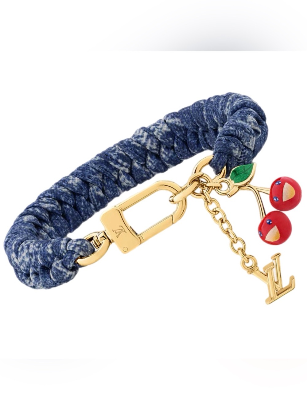 Louis Vuitton xTM Murakami Tressage Denim Bracelet- NEW